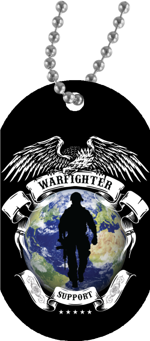 Black / One Size Warfighter Support Dog Tag - My Boyfriend Dog Tags (1155x1155), Png Download