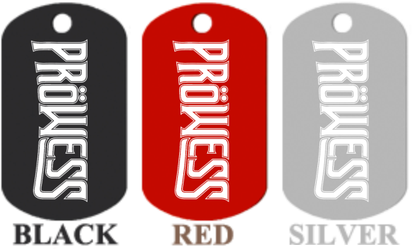 Pröwess Anodized Dog Tag - Carmine (750x748), Png Download