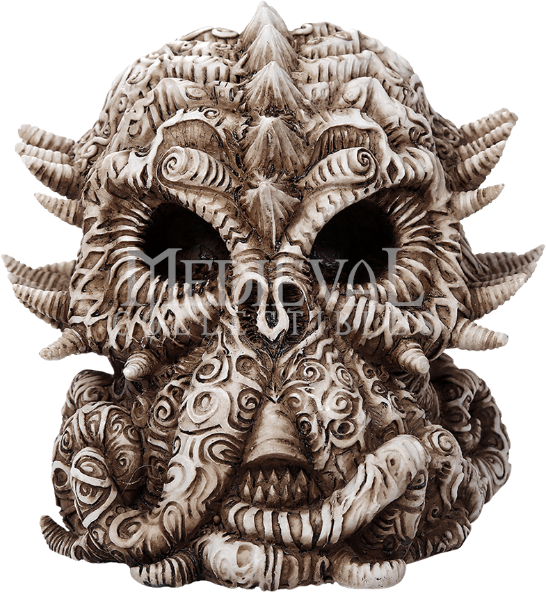 Cthulhu Skull Statue - Ctuhulhu Skull (850x850), Png Download