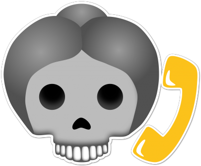 Grandma Waiting By Phone - Waiting For Call Emoji (650x366), Png Download