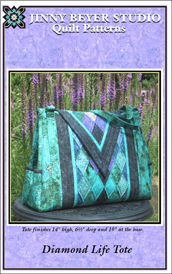 Diamond Life Tote Pattern - Diaper Bag (900x900), Png Download