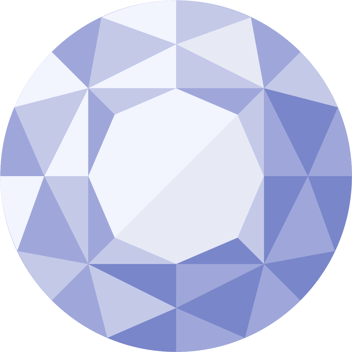 Vector Diamonds Round Diamond - Diamant Icon (1600x1600), Png Download