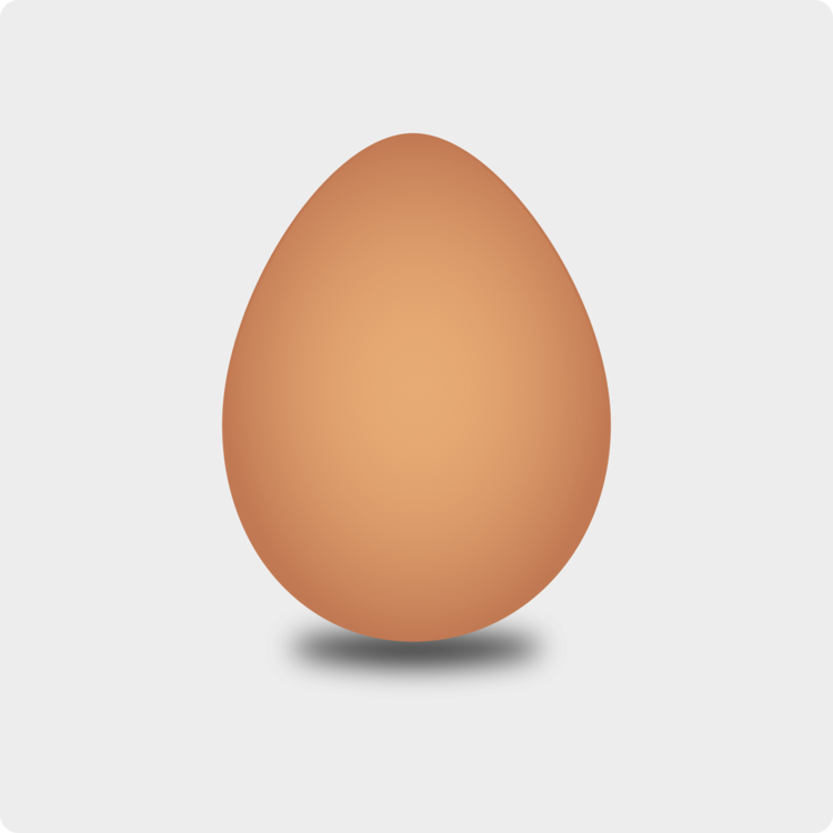Scrambled Eggs Chicken Food Boiled Egg - Realistic Egg Clipart (750x750), Png Download
