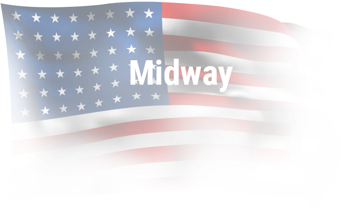 The Long Arm Of The Navy - American Flag With Mountains Png (765x550), Png Download