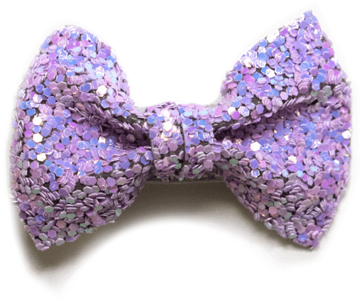 Matte Glitter Tiny Bow - Headband (900x900), Png Download