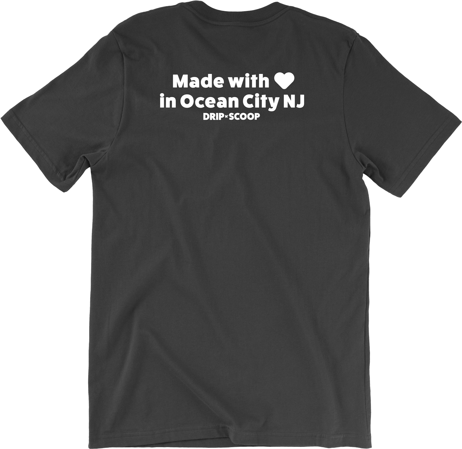 Made With <3 T-shirt - Black T Shirt (1600x1600), Png Download