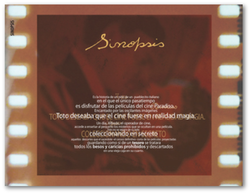 Booklet Del Film "cinema Paradiso" - Photographic Film (852x391), Png Download
