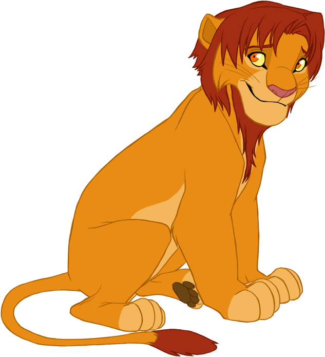 Simba Free Png Image - Lion King Simba As A Teen (715x766), Png Download