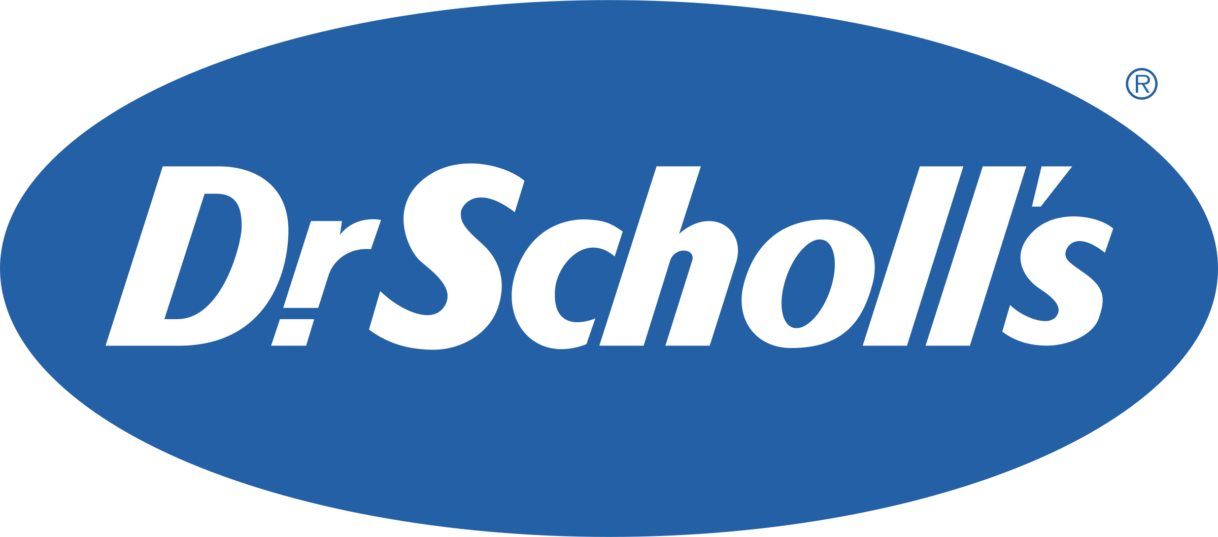 Dr Scholl's Logo Png Transparent - Dr Scholls Logo (2400x1060), Png Download