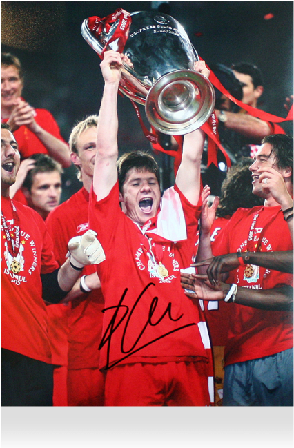 Xabi Alonso Liverpool Winner Champions League (650x665), Png Download