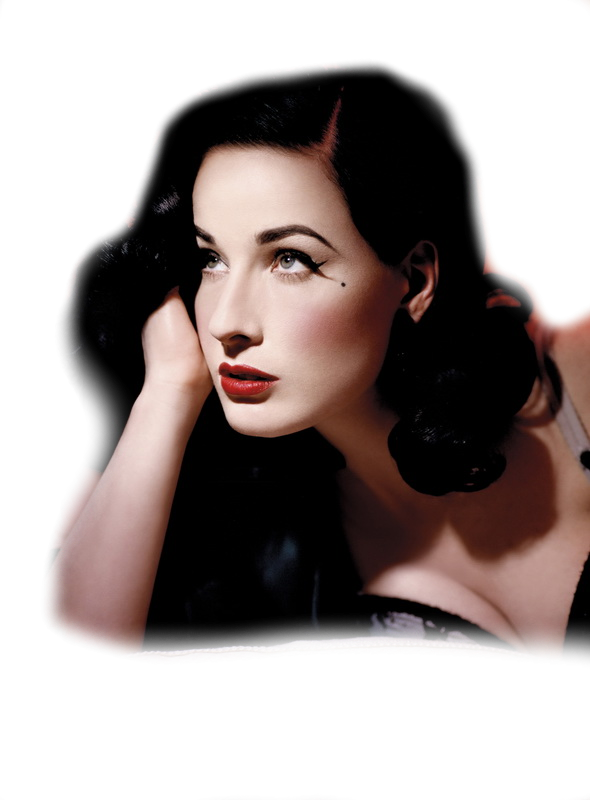 Dita Von Teese Burlesque, Dita Von Teese Makeup, Burlesque - Dita Von Teese (590x800), Png Download