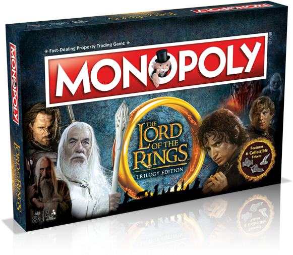 Monopoly - Lord Of The Rings Edition (600x600), Png Download