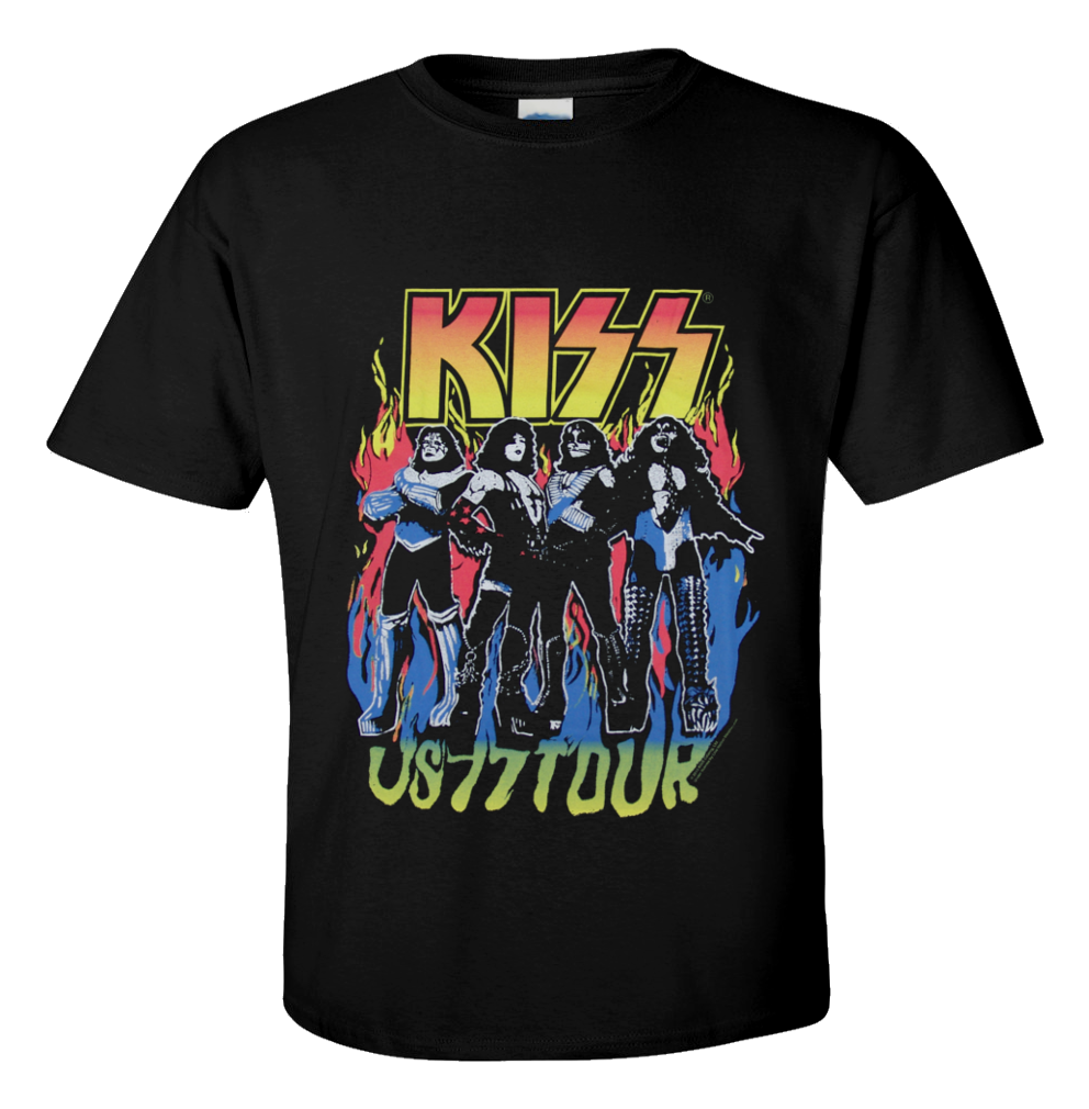 Kiss Official T-shirt Us 77 Tour - Iron Maiden From Fear To Eternity Tshirt (1250x1250), Png Download