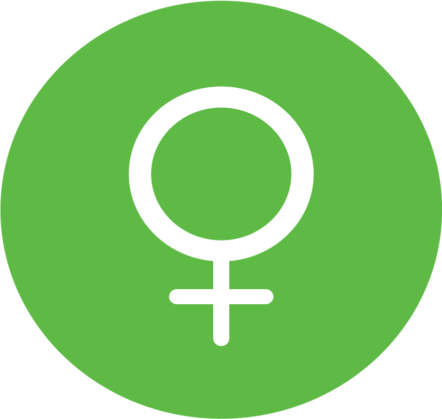 Women Symbol - Church Icon Png Circle (900x900), Png Download