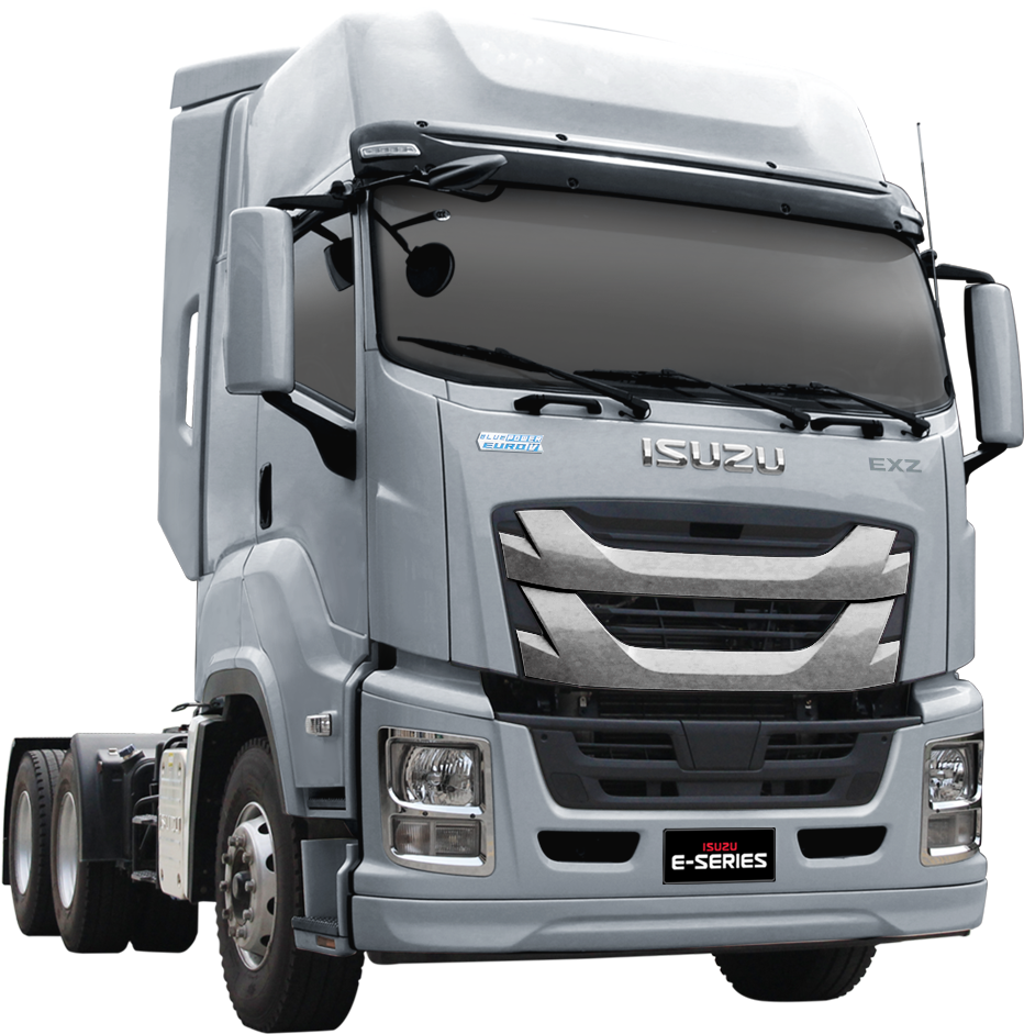 Isuzu's Latest Pride On The Heavy-duty Truck Segment - Trailer Truck (1254x1084), Png Download
