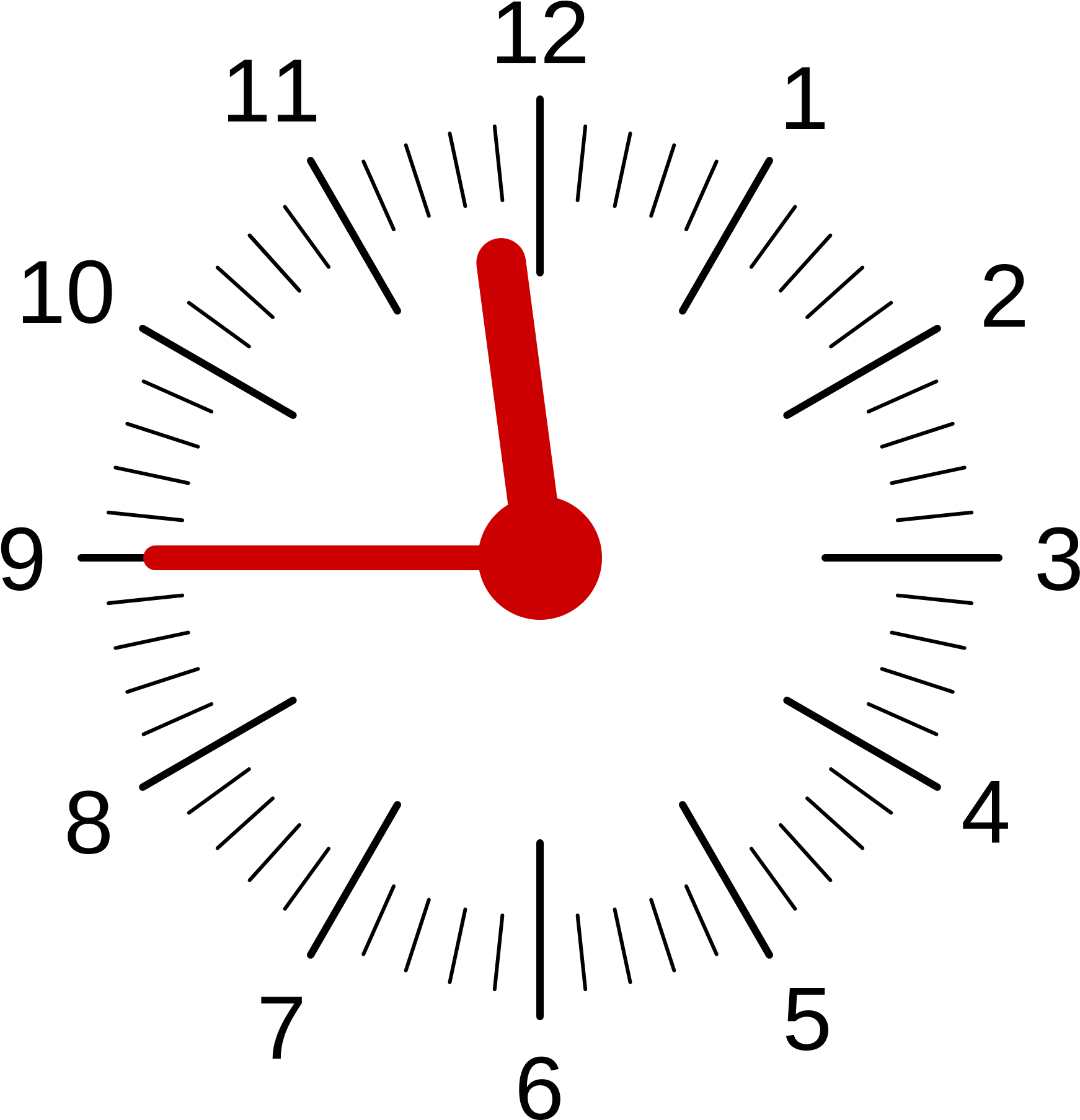 Open - Reloj A Las 11 30 (2000x2000), Png Download