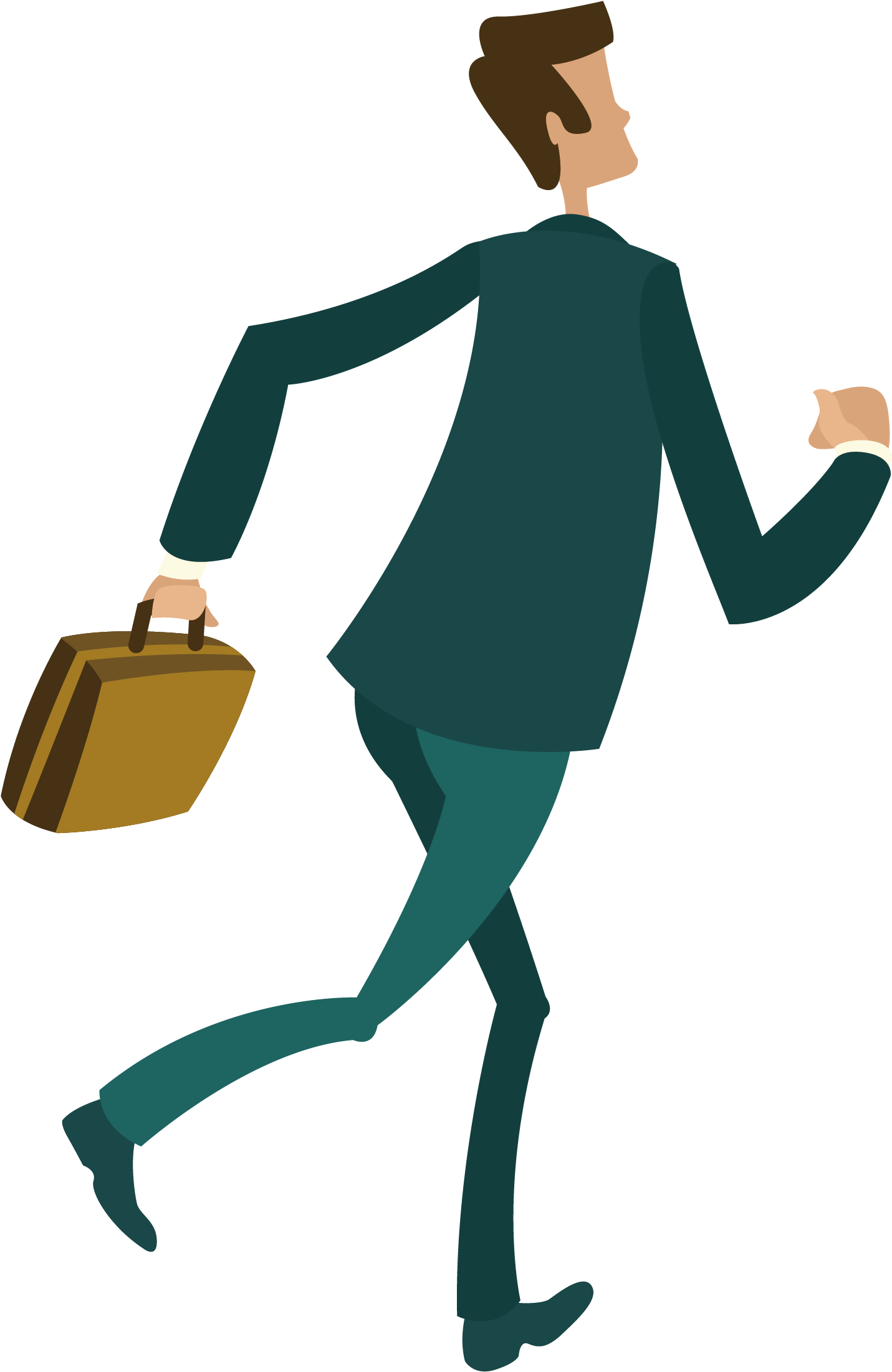 Fire Door Building Clip Art - Building Man Vector Png (2480x2383), Png Download