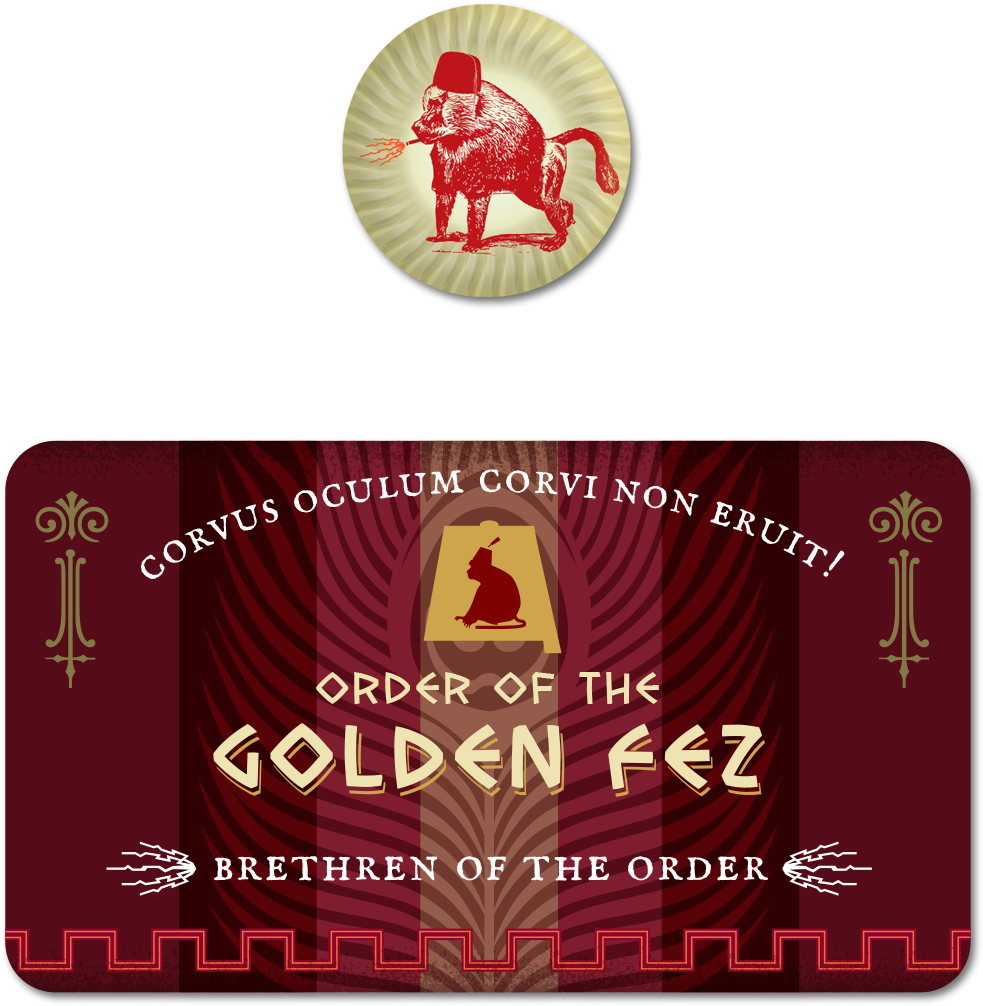 Image Of Order Of The Golden Fez Low Fez - Fez (1200x1200), Png Download