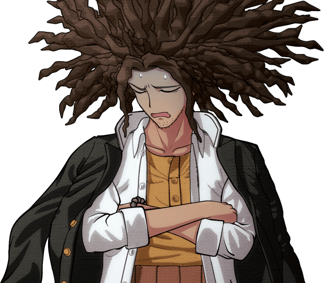 Sigh - Danganronpa Yasuhiro Sprites (641x560), Png Download