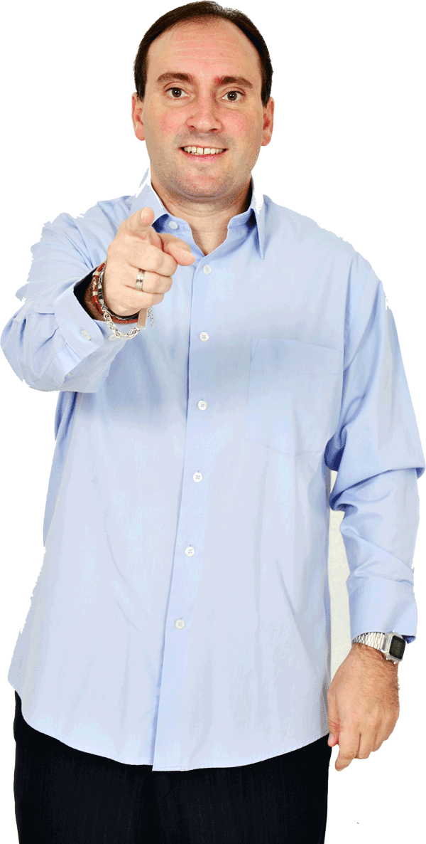 Foto De Javi Apuntando A La Persona - Person (600x1186), Png Download