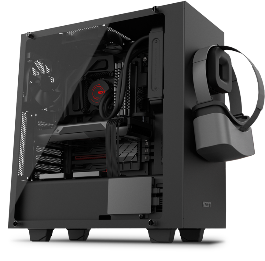 Computer Build, Computer Setup, Gaming Setup, Custom - Case Nzxt S340 Elite (900x900), Png Download
