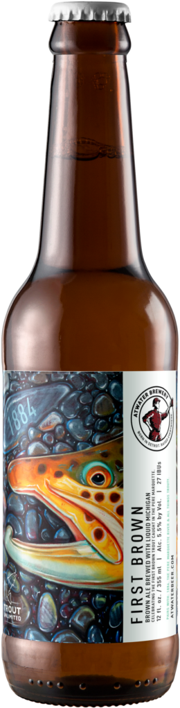 First Brown Ale - West City Brewing American Brown Ale X 24 (600x1099), Png Download