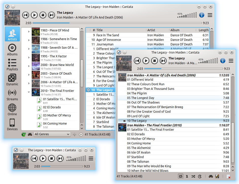 Cantata Kdeapps01 - Cantata Linux (942x725), Png Download