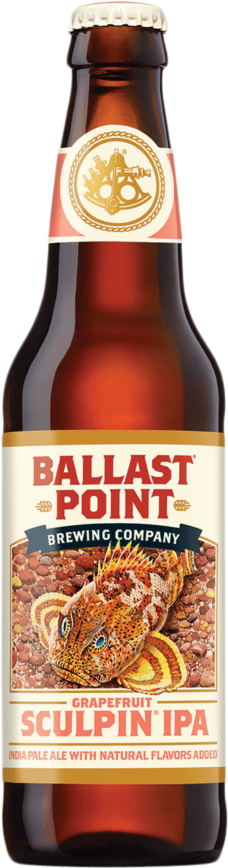 Grapefruit Sculpin - Ballast Point Spruce Tip Sculpin (340x1260), Png Download