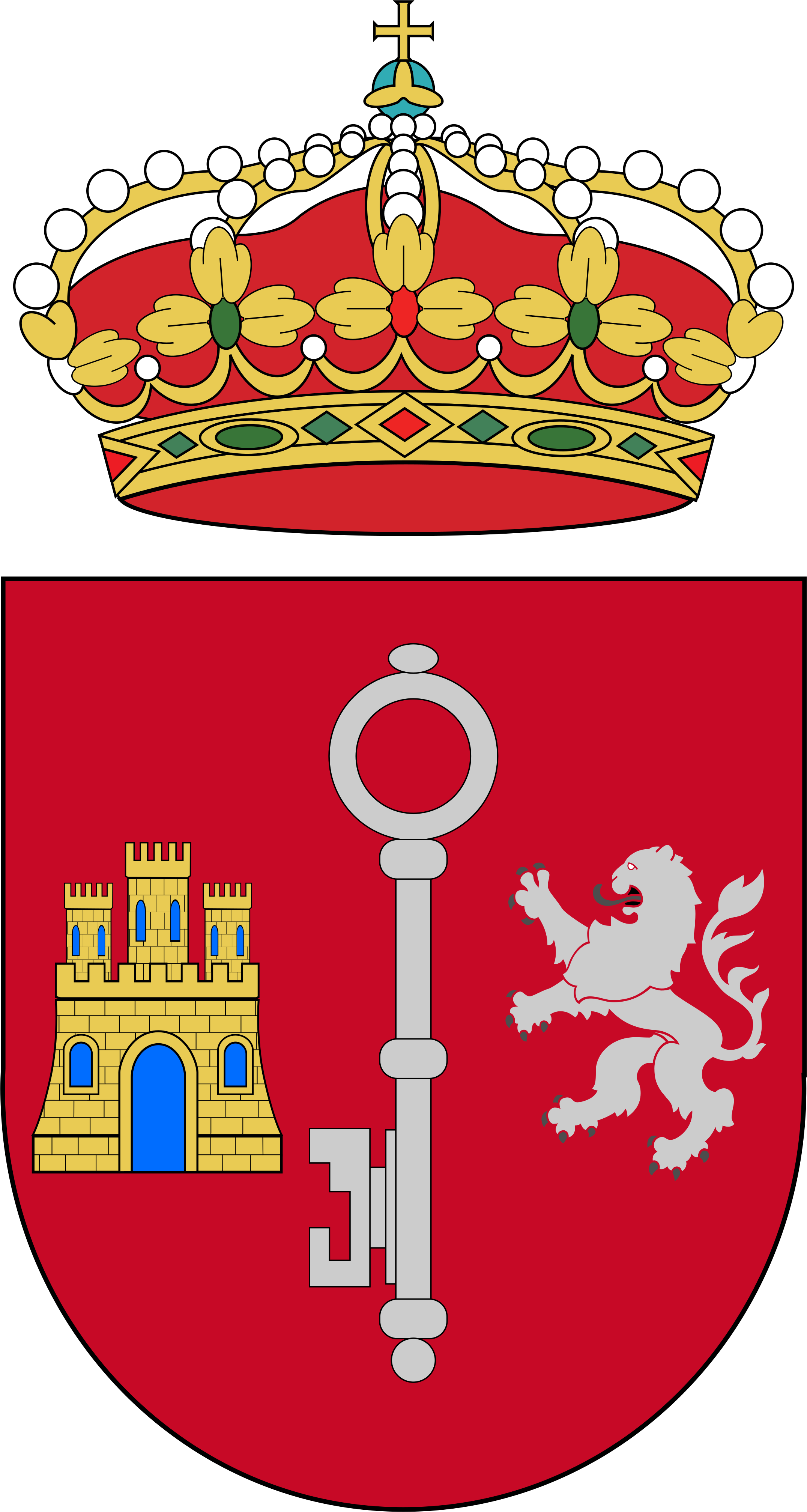 File - Escudo Larva - Svg - Escudo Torreblascopedro (2155x4035), Png Download