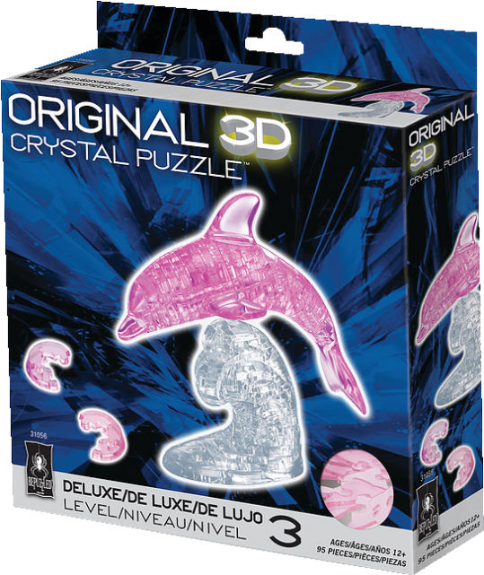 Bepuzzled Castle Crystal Puzzle Black (640x640), Png Download