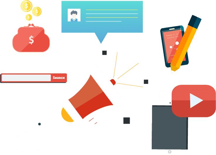 Digital Marketing - Marketing (736x530), Png Download