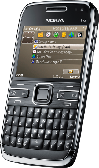 Mobile Application Pluspng - Nokia E72 (604x604), Png Download