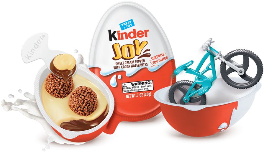 Kinder Joy Surprise Egg - Kinder Joy (960x634), Png Download