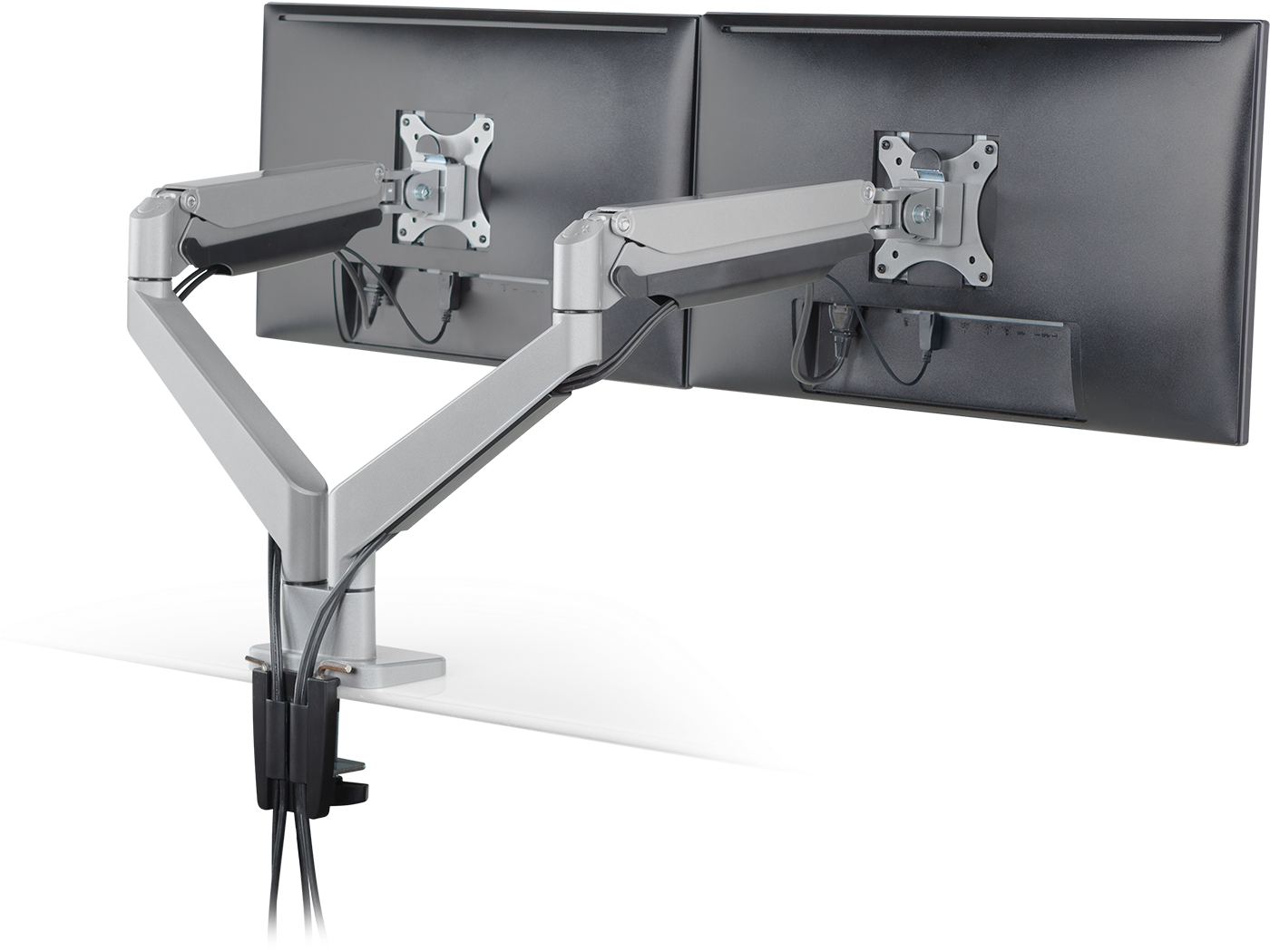 Dual Envoy In Silver Featuring Integrated Cable Management - Cable Management (1500x1500), Png Download