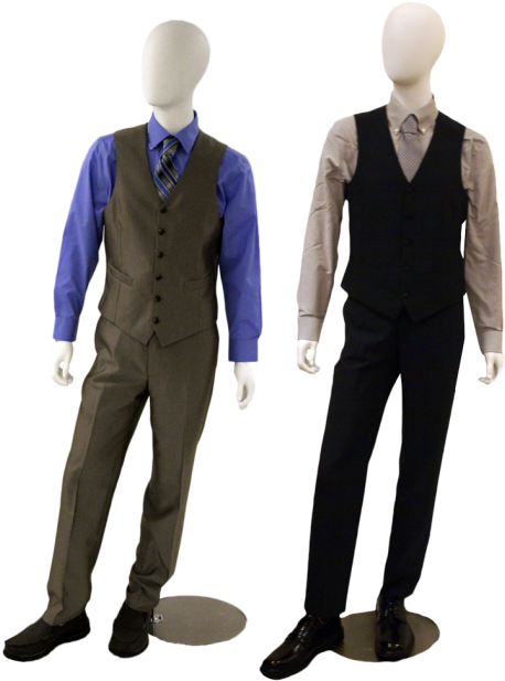Vested Styling - Formal Mannequin Png (731x667), Png Download