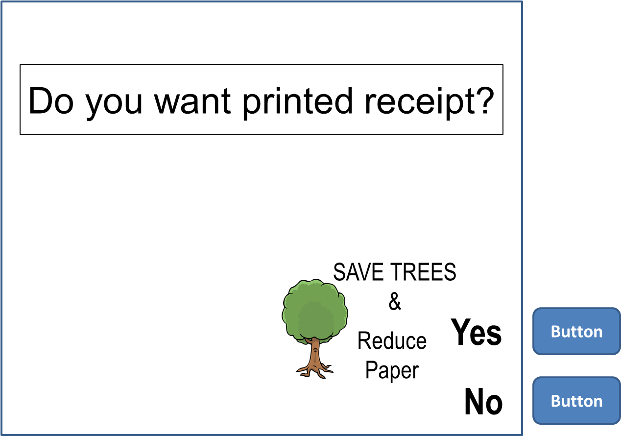 And Simple User Interface, But The Key Thing To Notice - Atm Print Receipt Interface (1267x907), Png Download