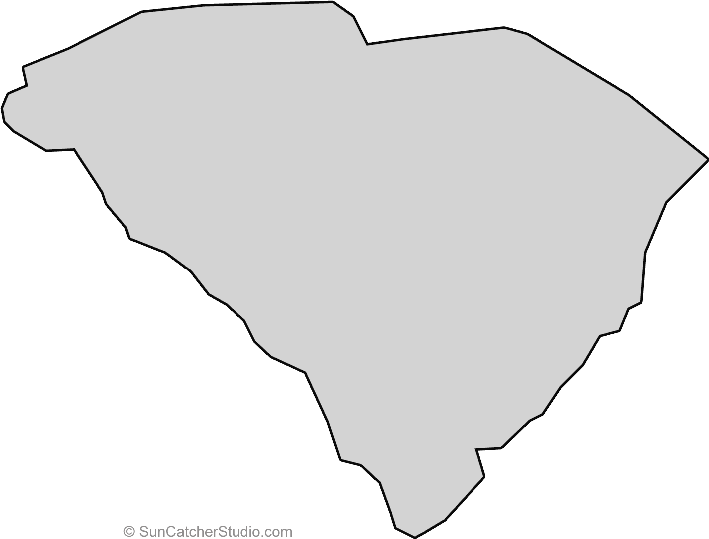 South Carolina - Scroll Saw (1460x1156), Png Download