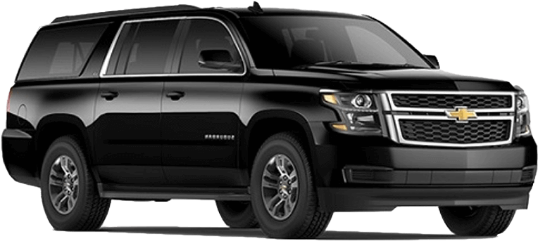 Sport Utility Vehicle - Chevy Suburban 2016 Black (858x456), Png Download