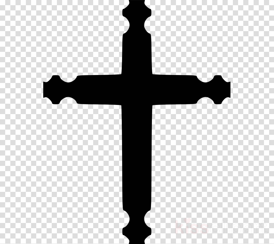 Cross Jesus Simple Clipart Christian Cross Symbol Clip - Clip Art (900x800), Png Download