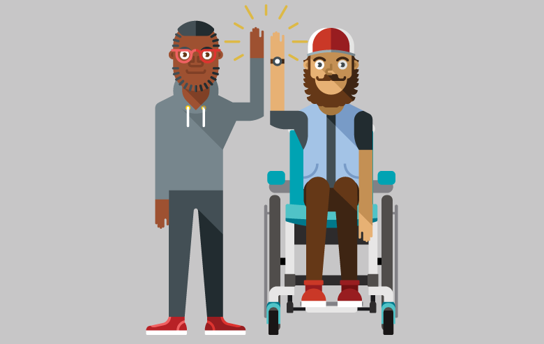 With The Rollout Of The Ndis Soon To Commence In North - Cartoon (780x493), Png Download