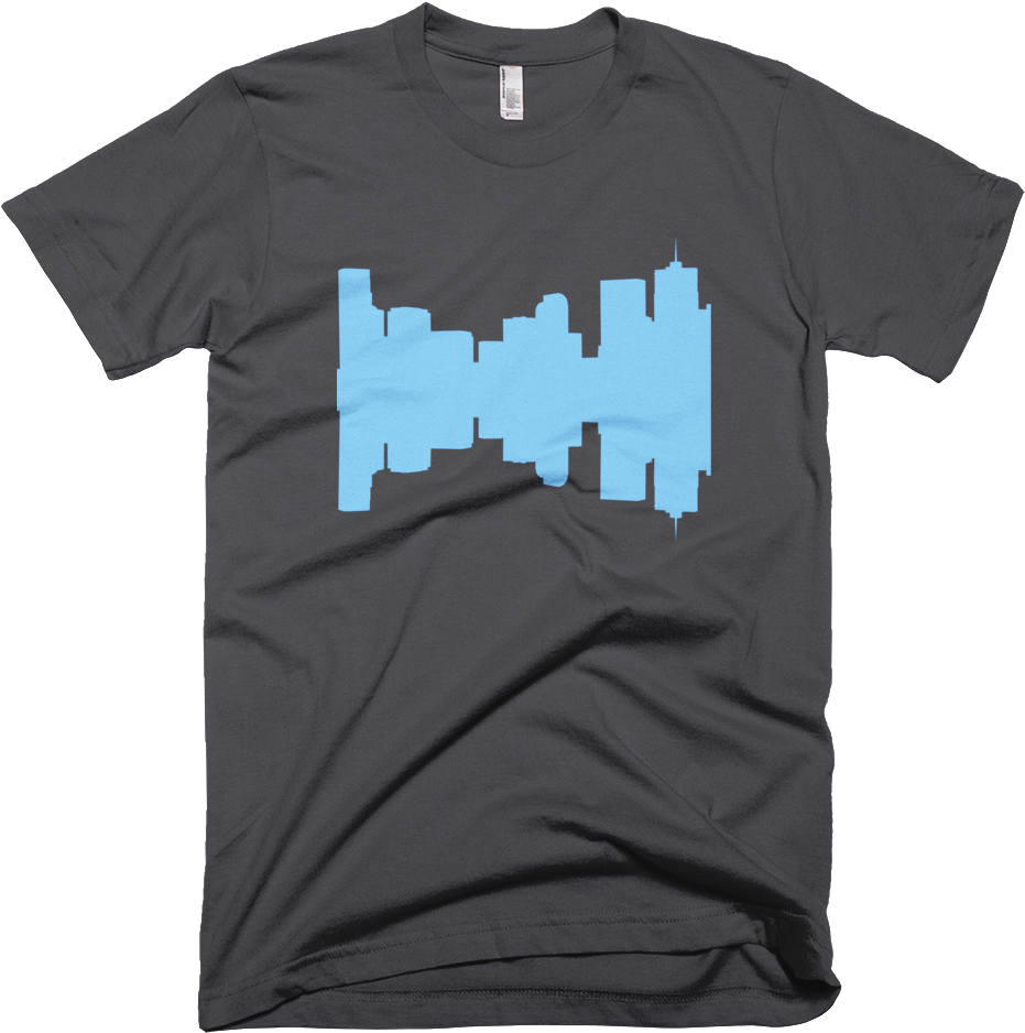 City Skyline Audio Wave T-shirt - Bts Meme Shirt (1000x1000), Png Download