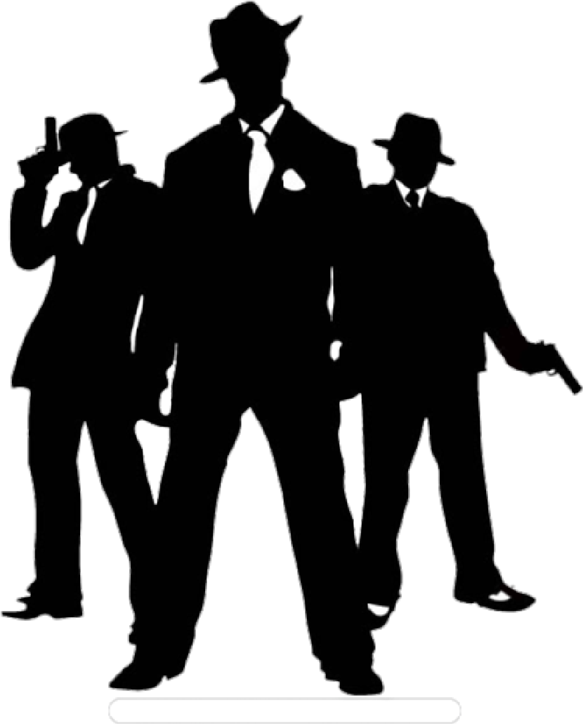 Gangster Clip Art (1000x1053), Png Download