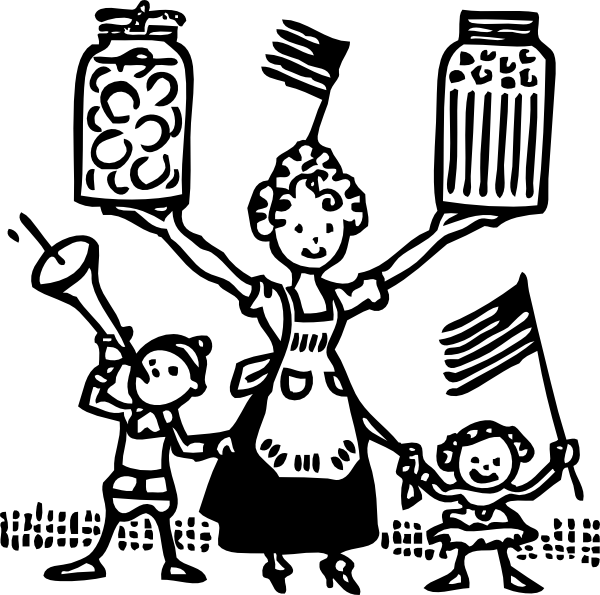 American Canning Clip Art - Mother Knows Best: Bacon! - White - Xxxxl (600x595), Png Download