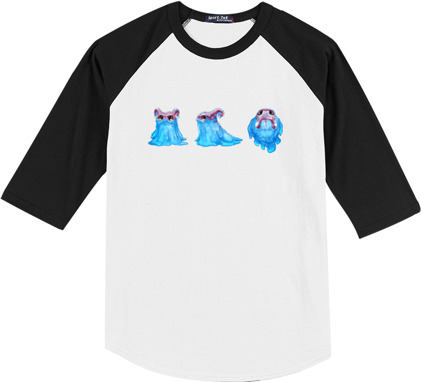 Slime Character Sheet Baseball Tee - Unsw T Shirt (852x762), Png Download