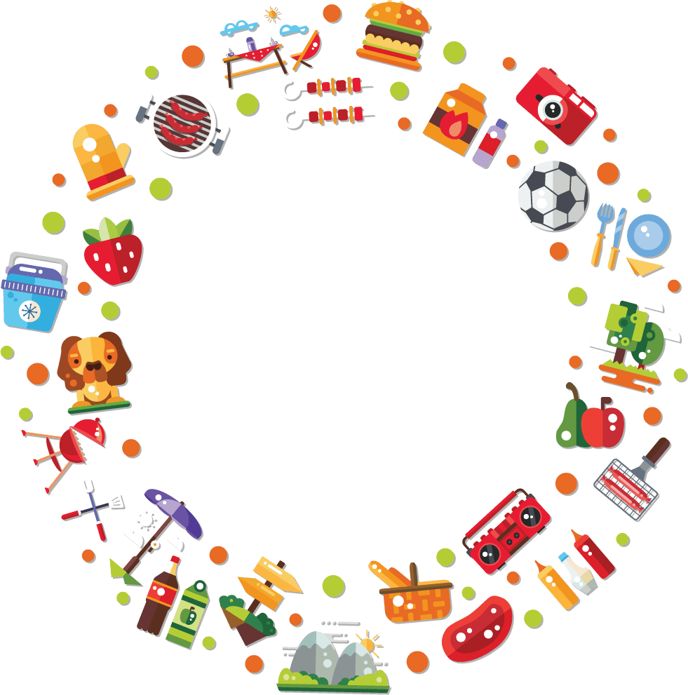 Family Picnic Slider Icon - Slider (981x991), Png Download