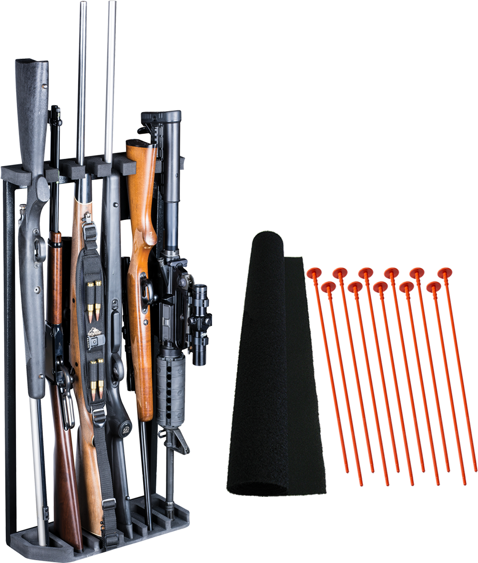 Swing Out Gun Rack System- 6 Gun - Firearm (1200x1200), Png Download