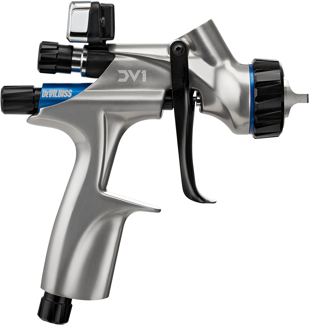 A New Gun Body Featuring A Reduced Profile And A Smoother, - Spray Painting (1200x1230), Png Download