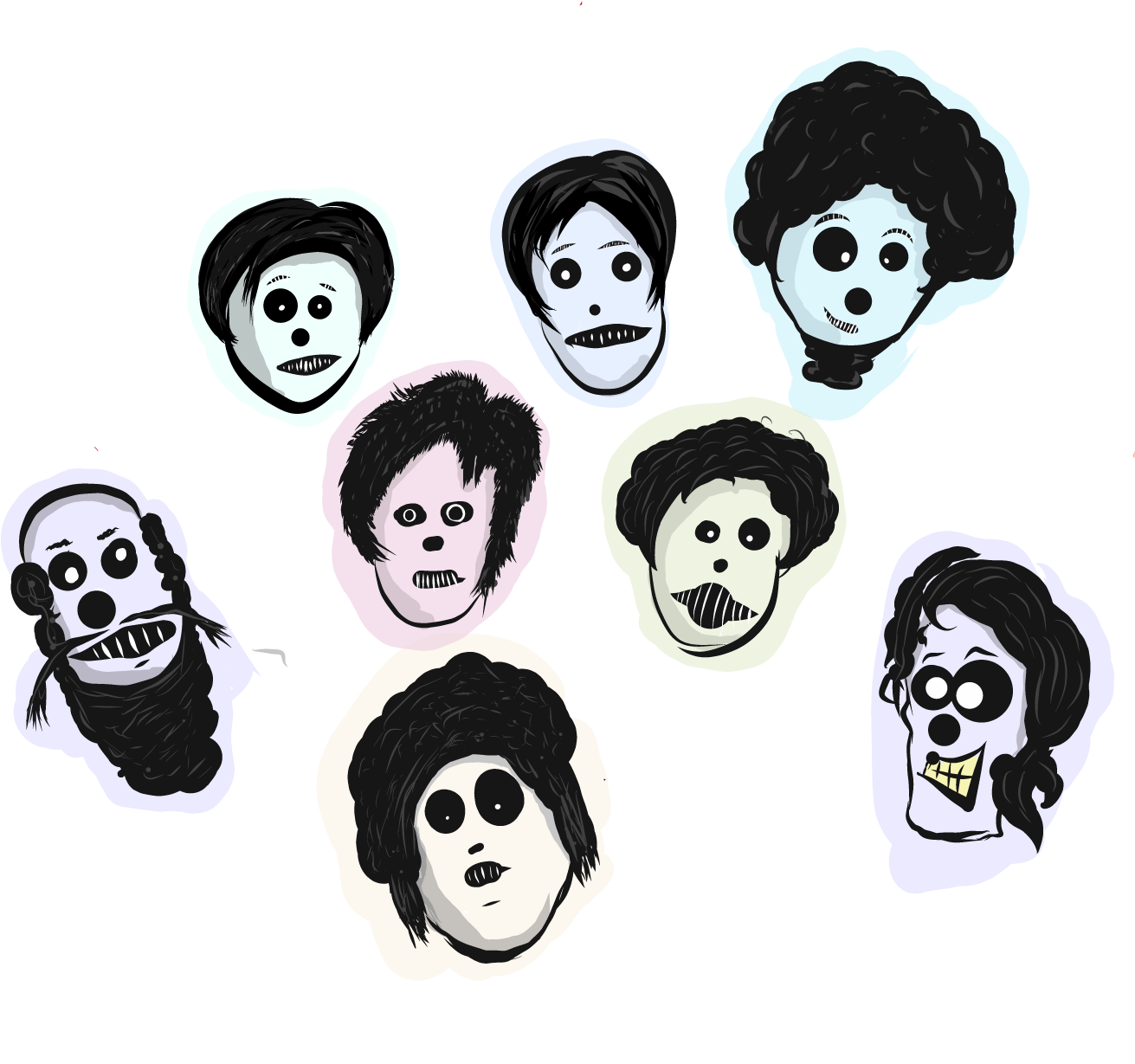 Zombies - Illustration (1470x1287), Png Download