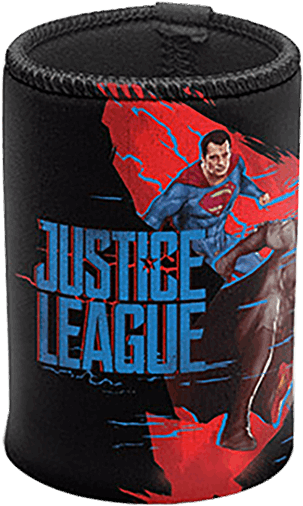 Justice League Logo Can Cooler - Justice League Logo Blackwhite Tote Bag (600x600), Png Download