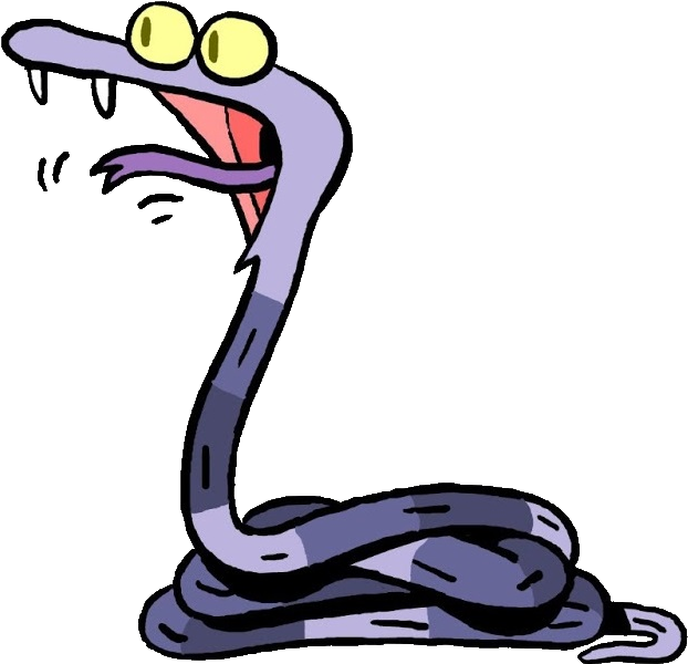 Purplesnake - Amazing World Of Gumball Snake (621x638), Png Download